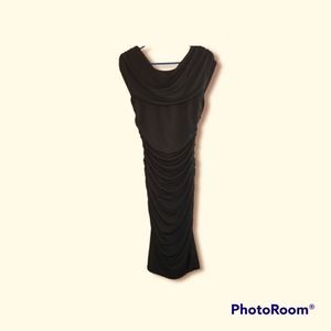 NWOT BCBG Maxazria Kylia Draped Back Dress